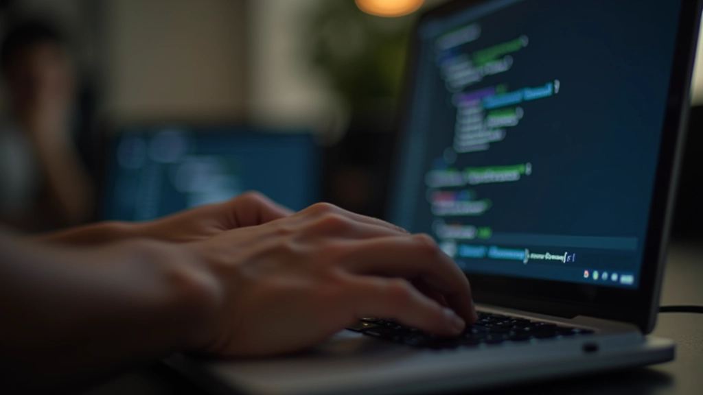 Developer implementing smooth hover effect techniques and scroll animations in code editor
